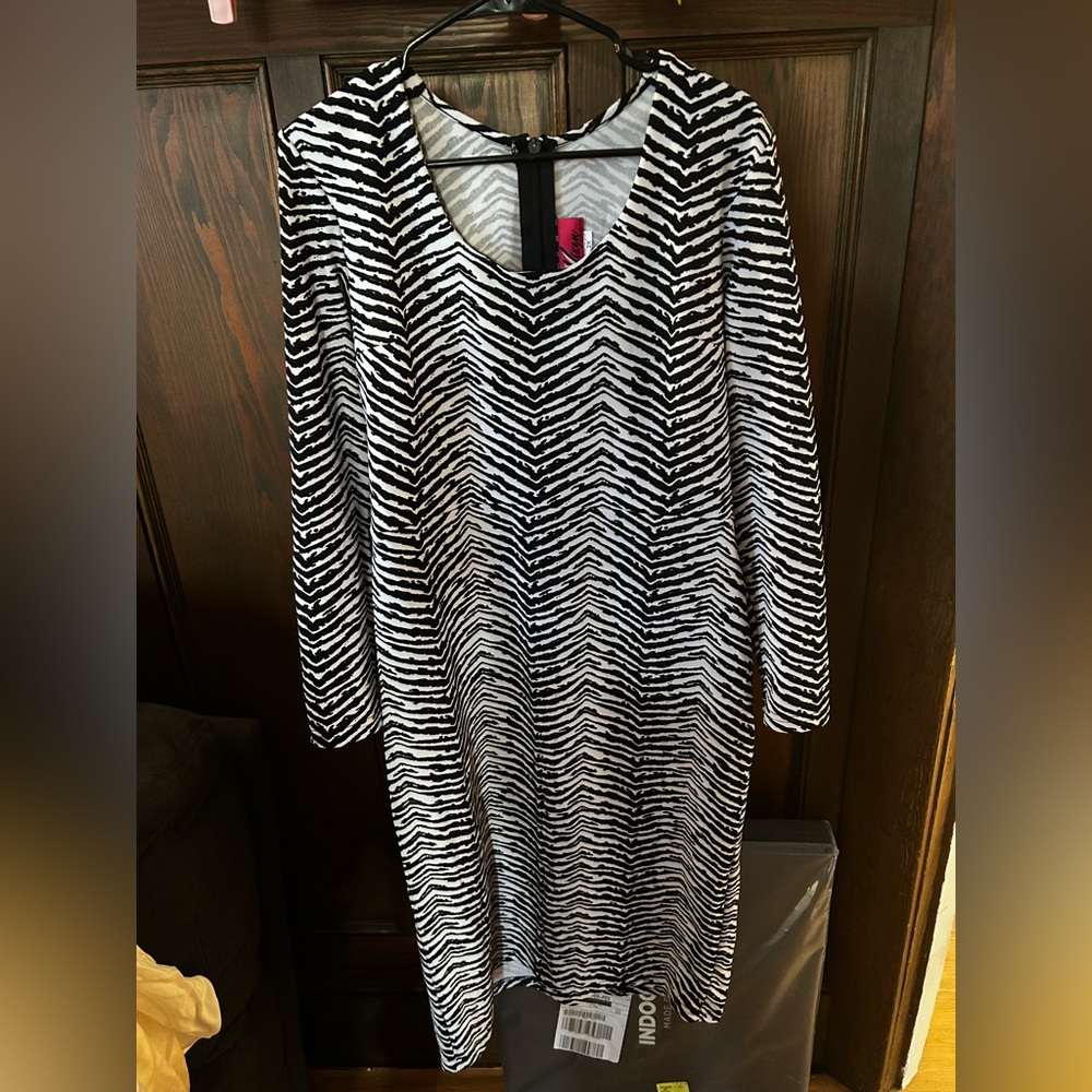 Vixen zebra troublemaker dress 2x